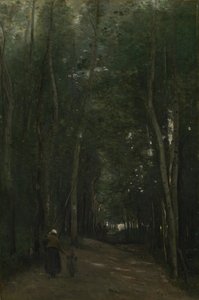 A Path in Saint-Cloud by Jean Baptiste Camille Corot